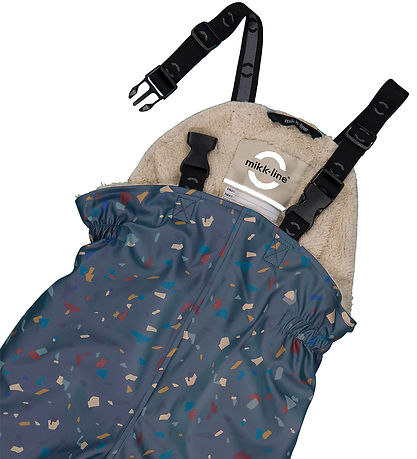Mikk-Line Regnt?j m. Fleece/Seler - PU - Recycled - Orion Blu