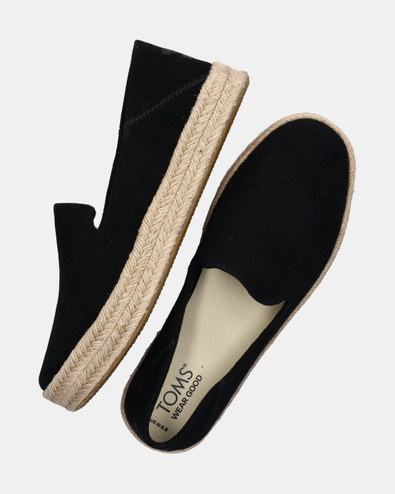 Toms Carolina Espadrilles  - zwart