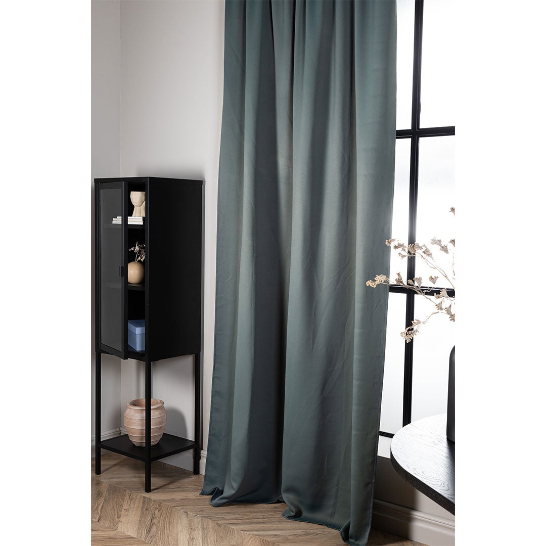 Gordijn Evelyn, 240 x 135 cm, blauw/groen. 135 x 240 x 1 cm
