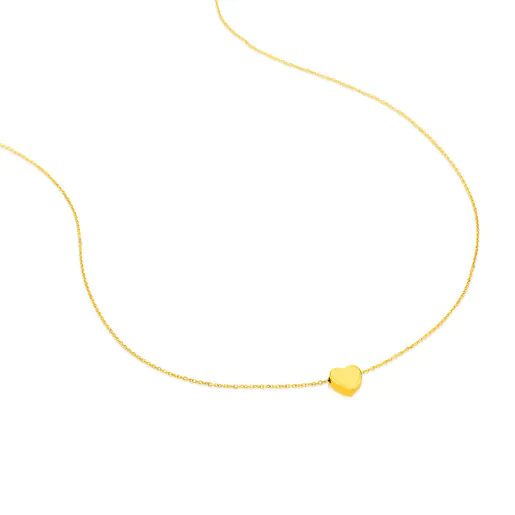 Colar XXS dourado com motivo de coração Sweet Dolls