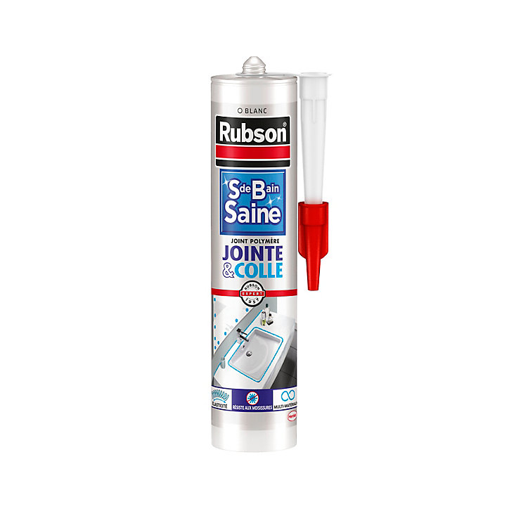 Mastic salle de bain Jointe&Colle Rubson blanc 280ml
