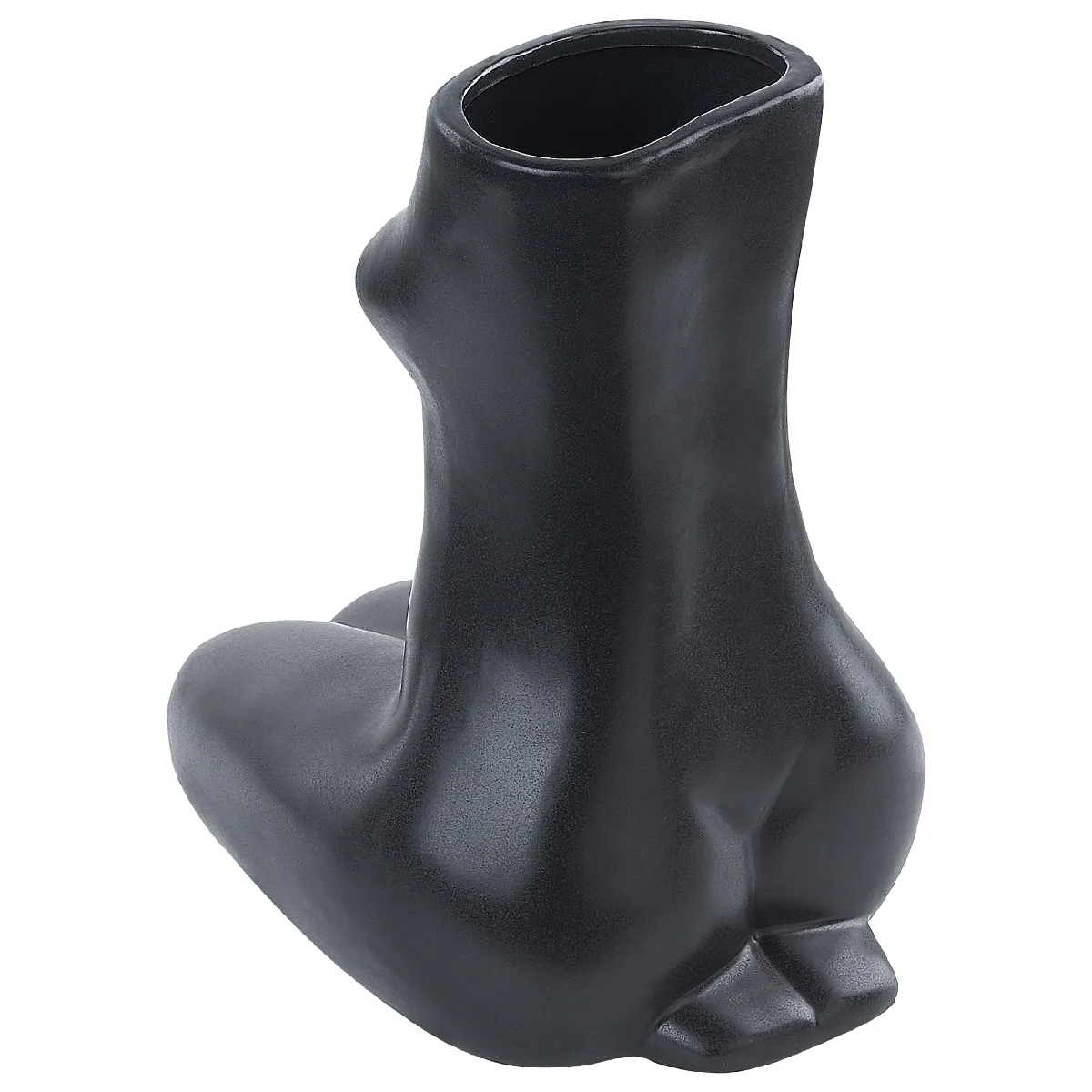 Beliani Vase PYRGOS Noir