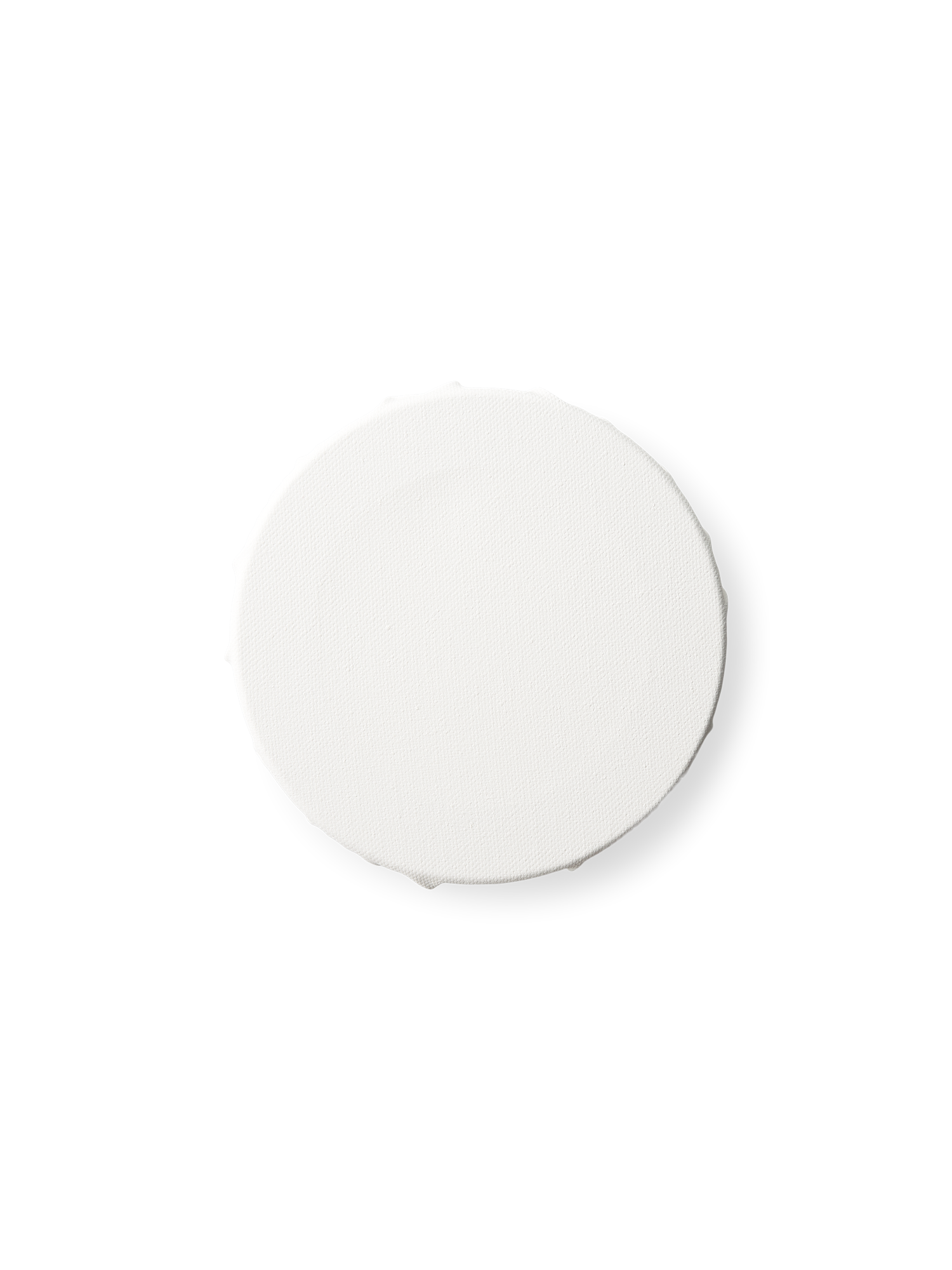 Rundt lærred Ø15 | Bomuld/MDF. Ø15 cm. | Black