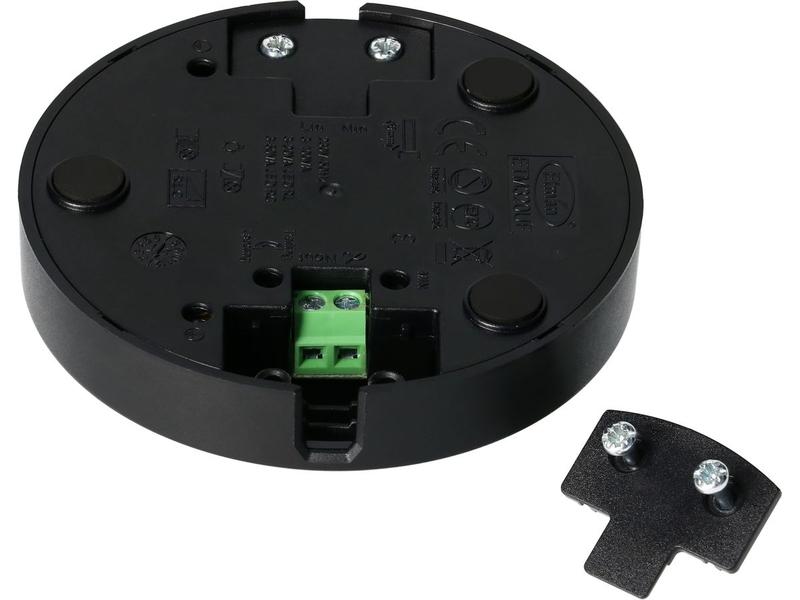 Max Hauri Universal-Fussdimmer Phasenabschnitt 100W, Schwar Schnur-Dimmer für Glühlampe, LED und Halogenlampe