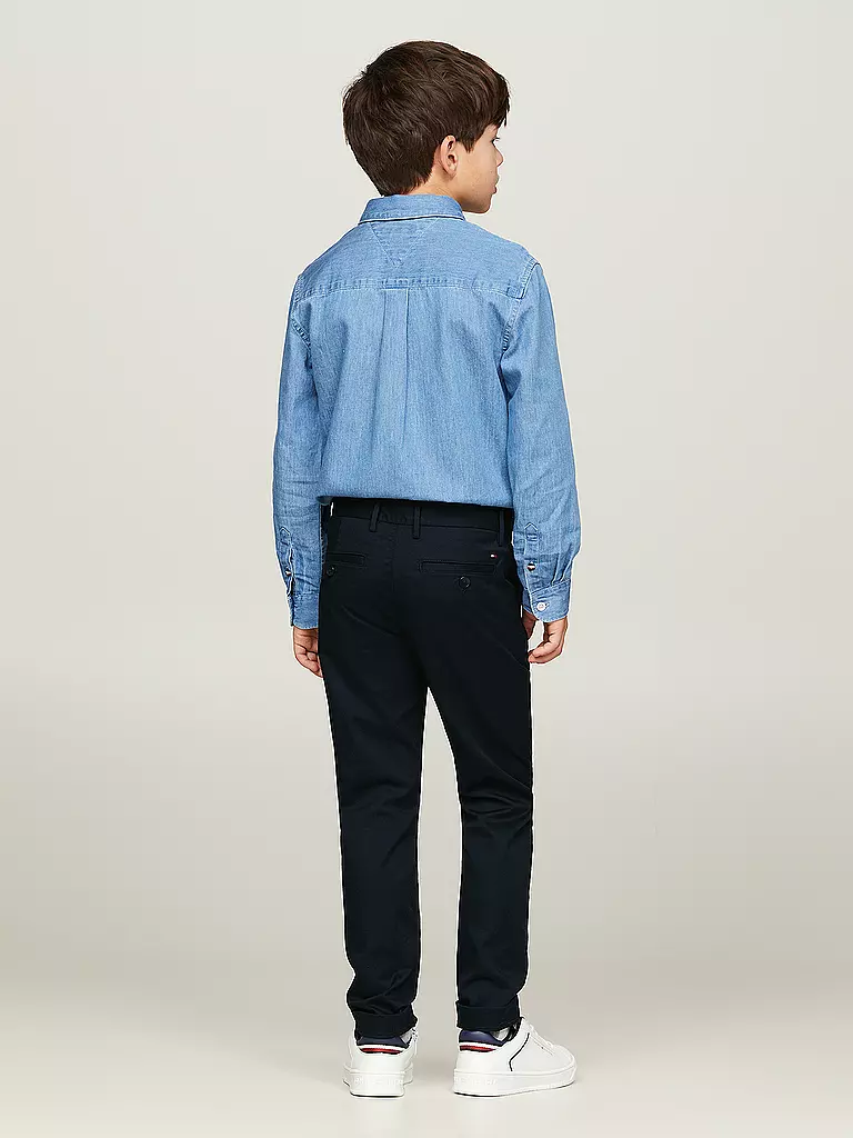 TOMMY HILFIGER Jungen Chino 1985 dunkelblau