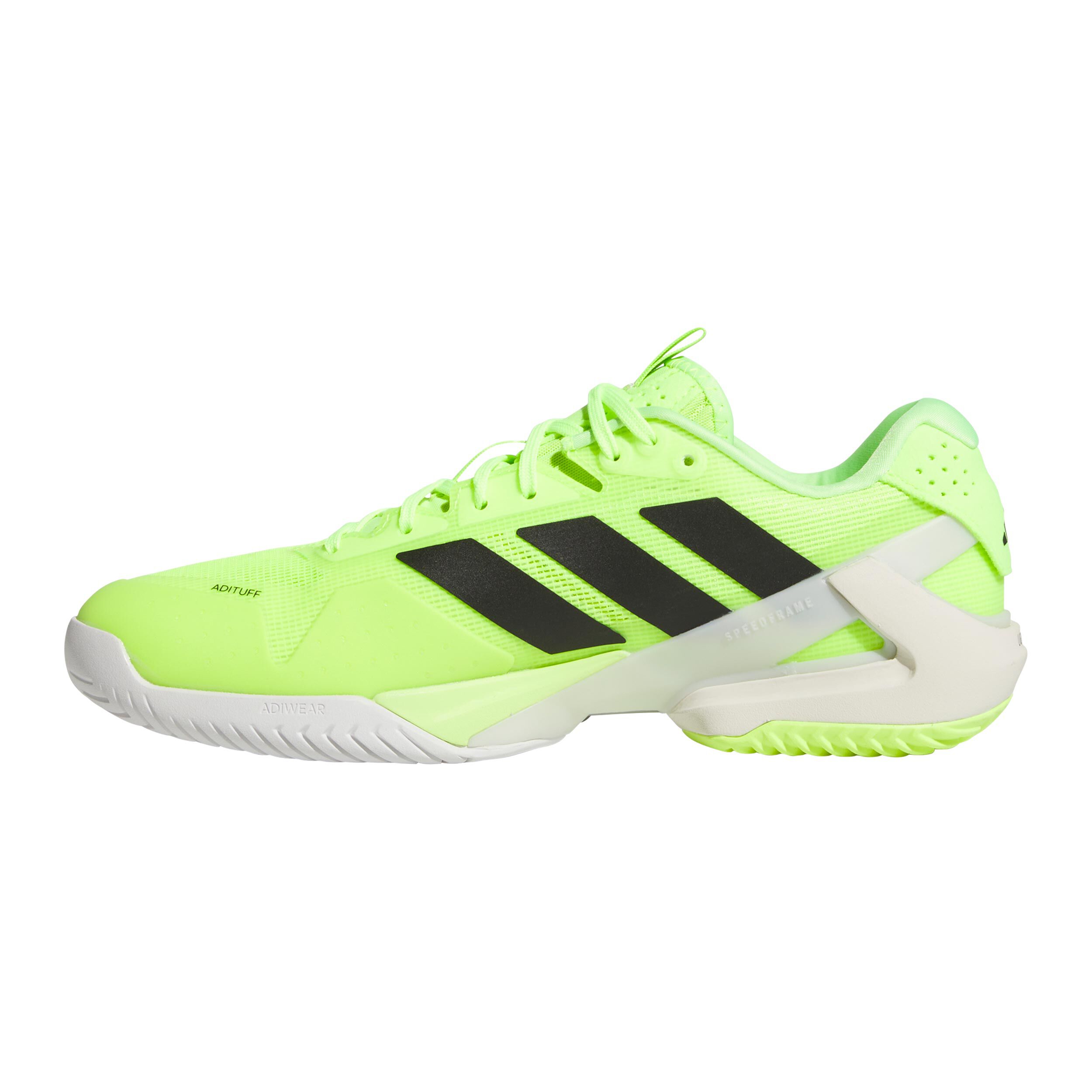 adidas Adizero Ubersonic 5 Chaussures Toutes Surfaces Hommes - Jaune Lemon, Noir