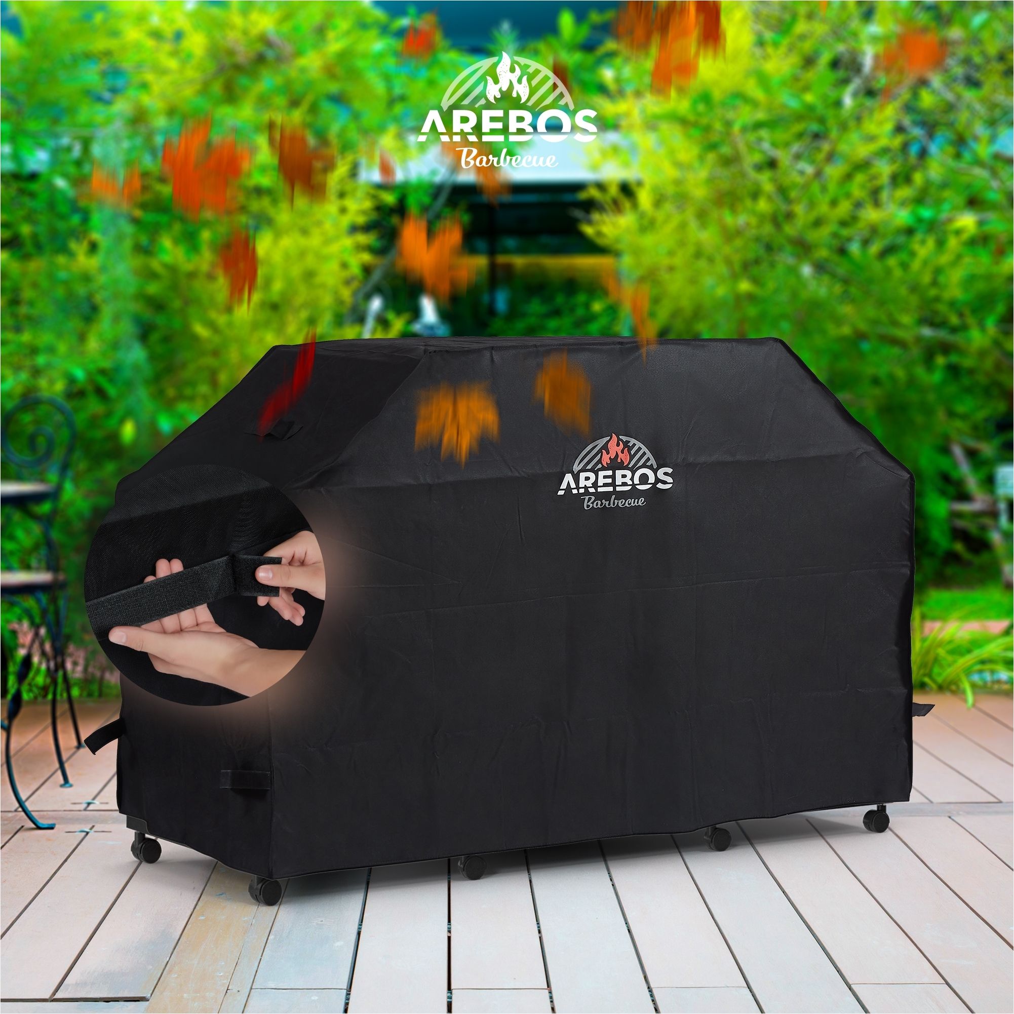 BBQ Grillhaube Abdeckung 147 x 61 x 122 cm