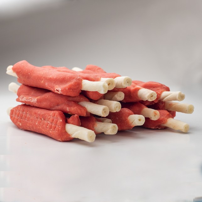 Faunakram - Snack Lamcoated rawhide stick 300 g
