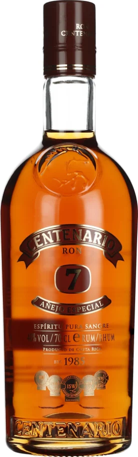 RON CENTENARIO ANEJO ESPECIAL 7 ANOS 70CL