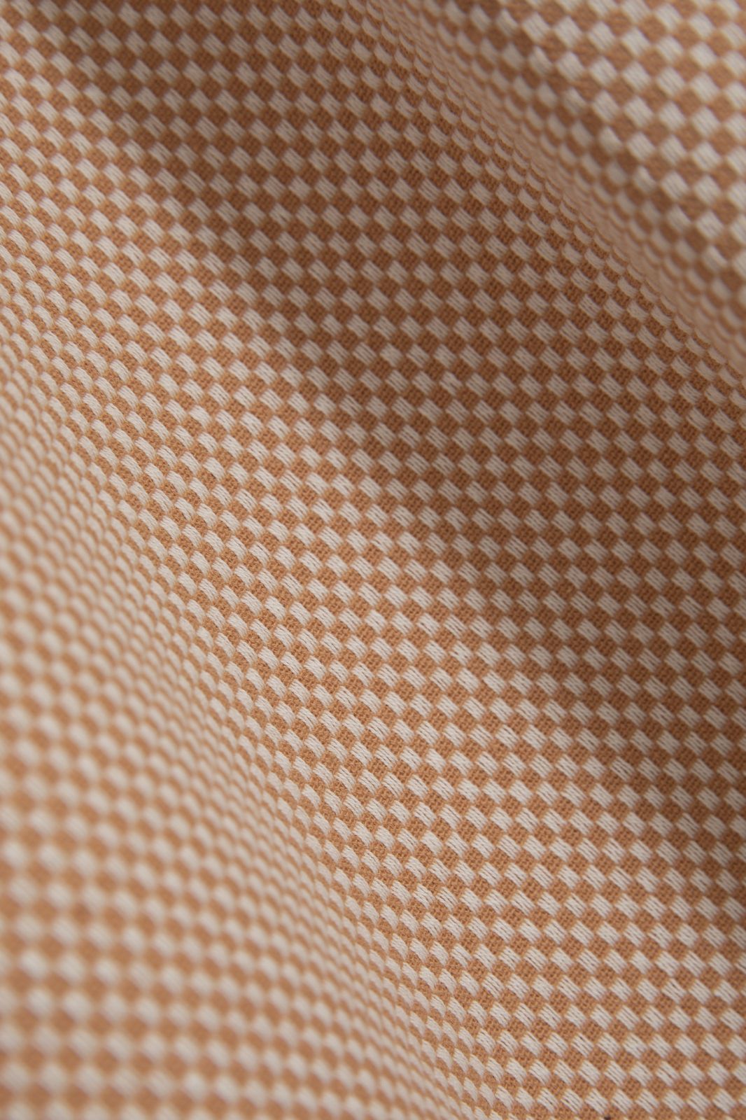 Bruine handdoek en theedoek terry