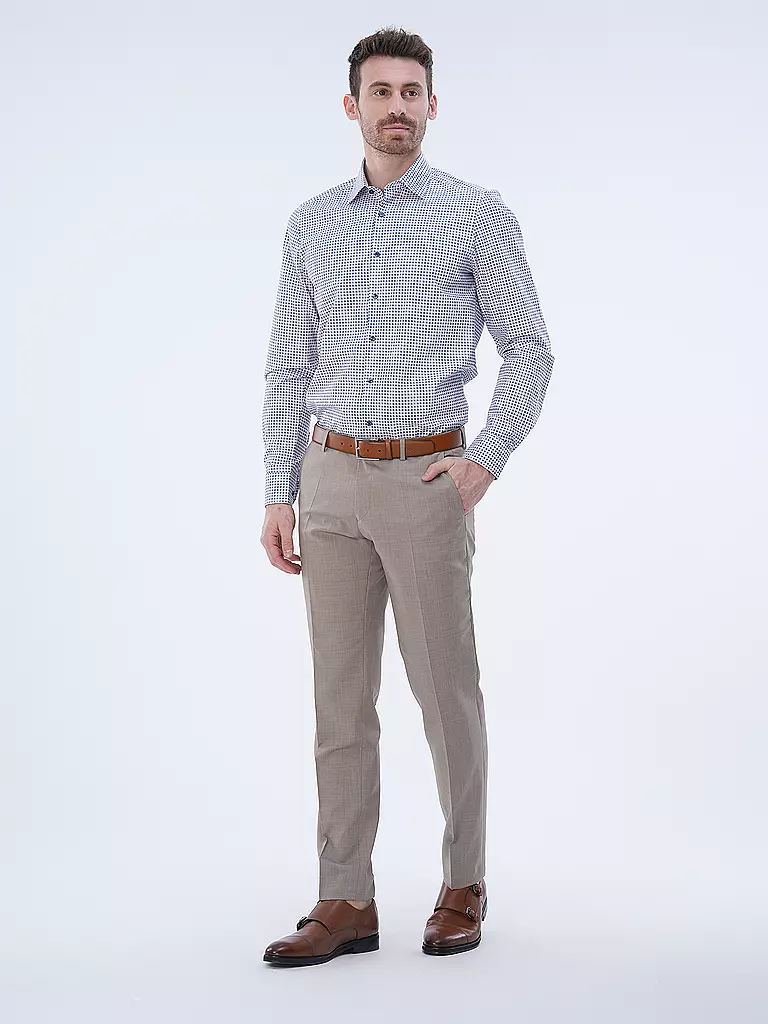OLYMP LEVEL FIVE Hemd Body Fit weiss
