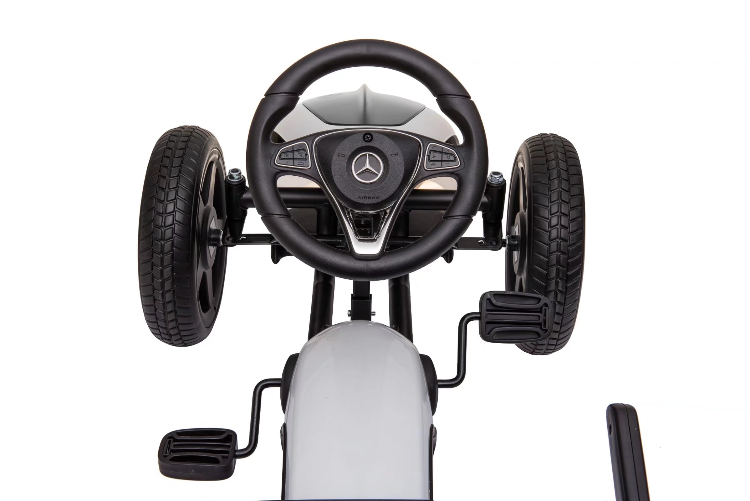 Go Kart Kinder Mercedes weiss