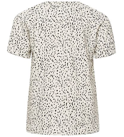 Hummel T-shirt - HMLIrene - Creme m. M?nster