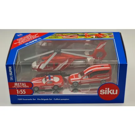 SIKU 7509 Feuerwehr Set 1:55