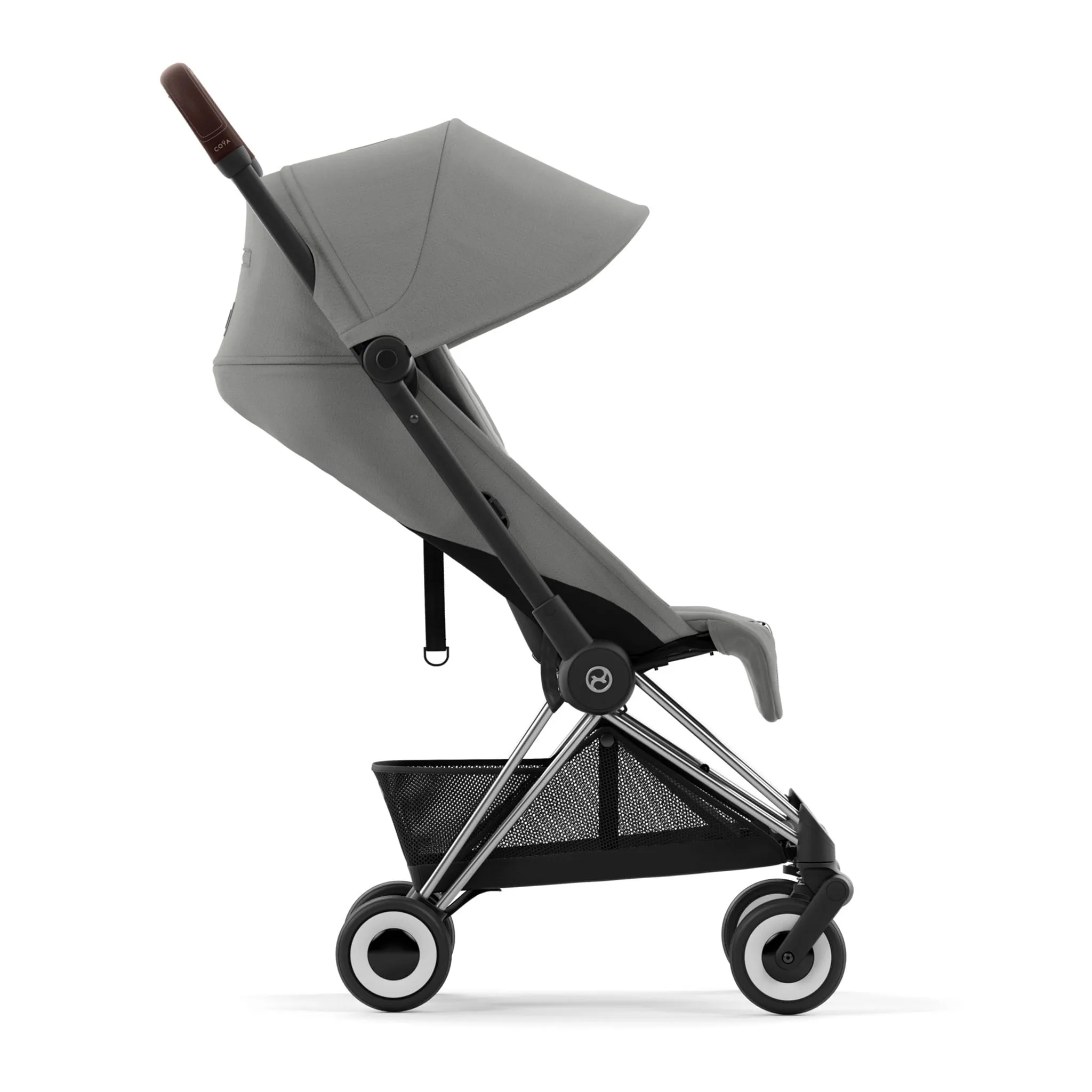 Cybex Poussette Coya - Cadre chromé avec siège gris mirage