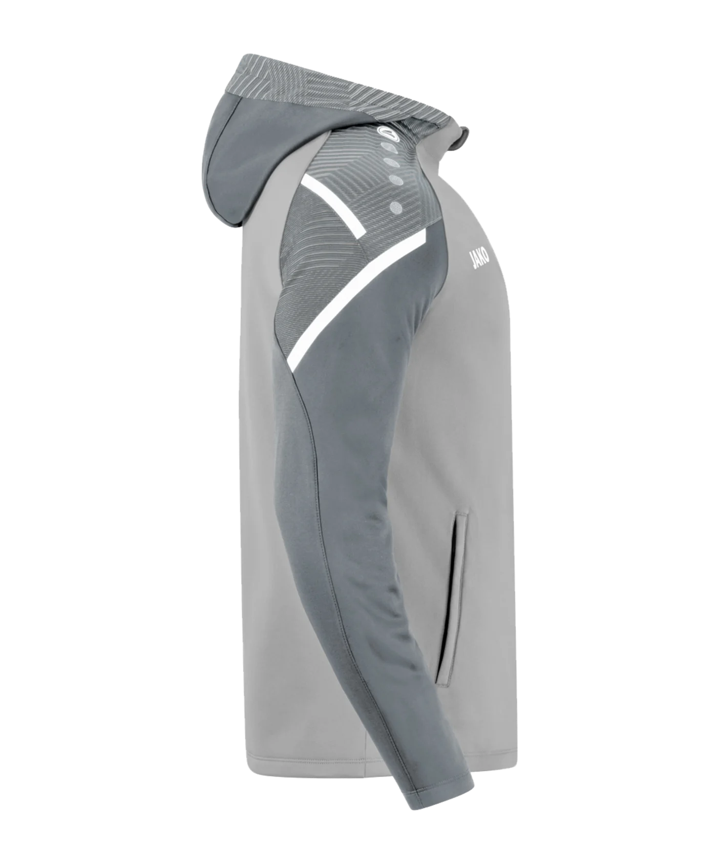 JAKO Performance Kapuzenjacke Kids Grau F845