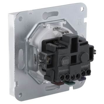 GAMMA Denali Enkel Geaard Stopcontact Wit