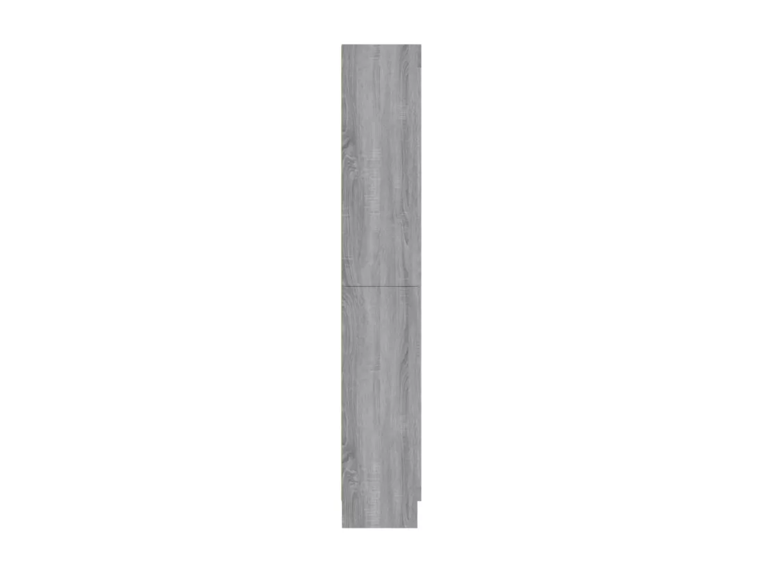 Armoire à vitrine Sonoma gris 82,5x30,5x185,5cm Bois ingénierie
