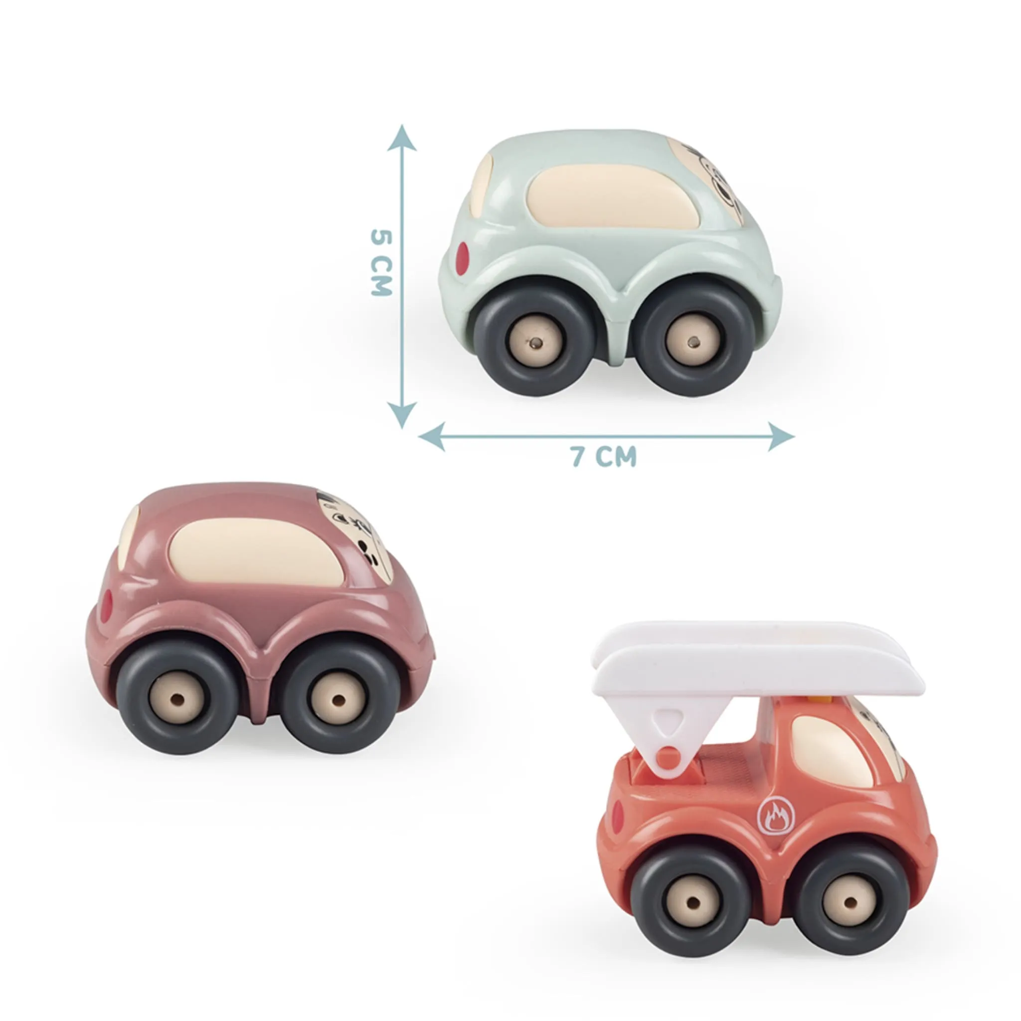 Smoby Ensemble de 3 Véhicules