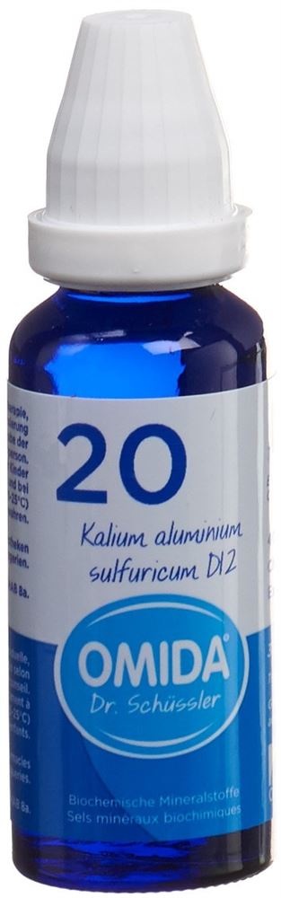 Omida Nr20 Kalium aluminium sulfuricum 12 D<br>30 ml, Flasche, Dilution