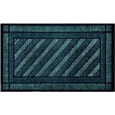 Tapis picots caoutchouc flocké - 40 x 70 cm - gris