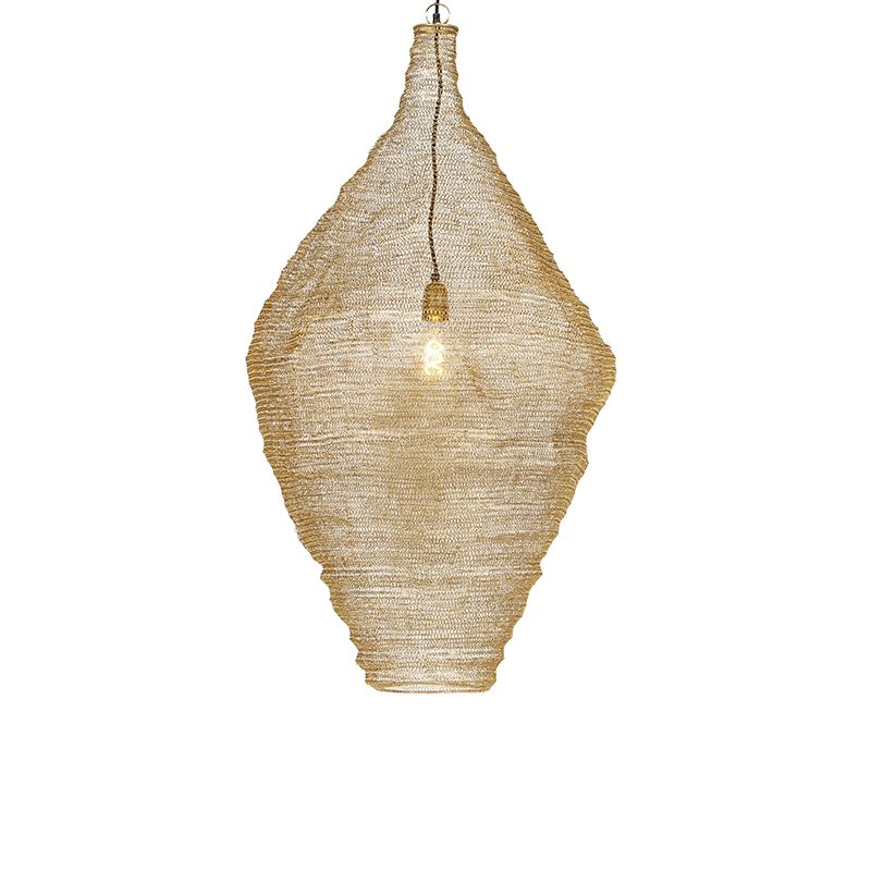 Oosterse hanglamp goud 60 cm - Nidum L