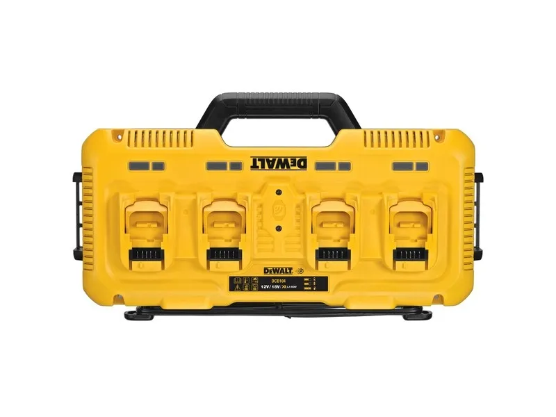 DeWALT DCB104-QW - Batterioplader - 4 x batterier lader op - 8 A - 4 output-stikforbindelser