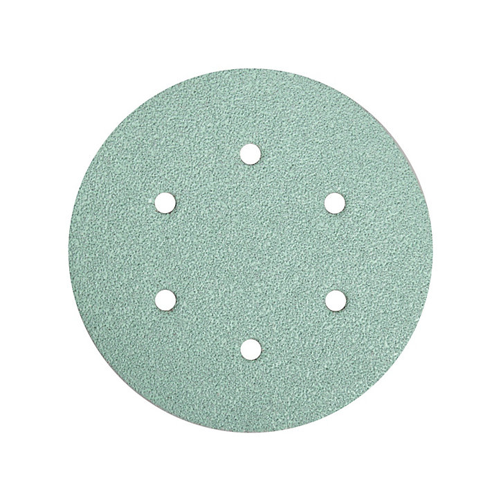 Papier abrasif corindon ø150 mm grain 40 anti-encrassement, lot de 4