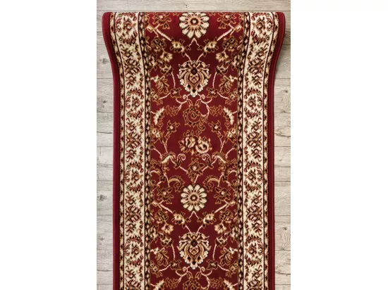 TAPIS DE COULOIR BCF MORAD Klasyk classique bordeaux 70x550 cm