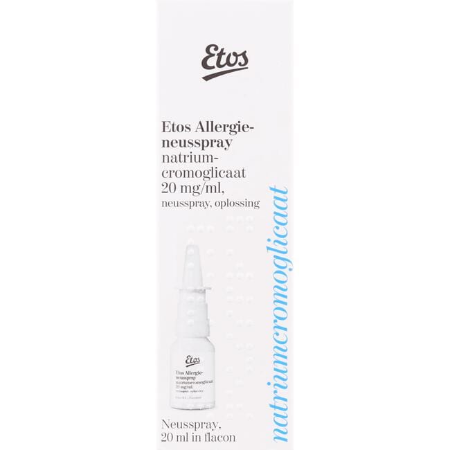 Etos Allergie Neusspray Natriumcromoglicaat 20 mg/ml 20 ML