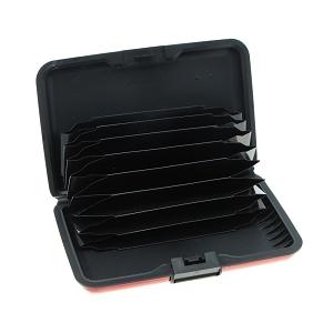PORTE CARTES ALUMINIUM D.11X7X2CM