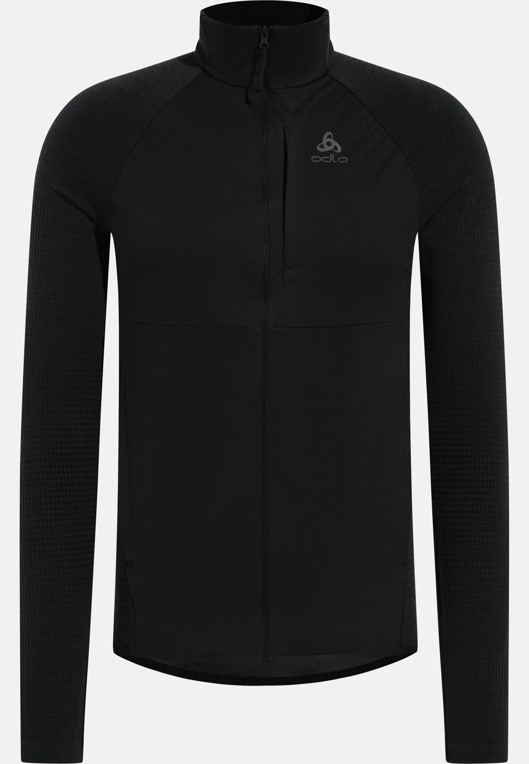 Winddichte Zeroweight Pro Performance Wool Hybrid-Langlaufjacke in black