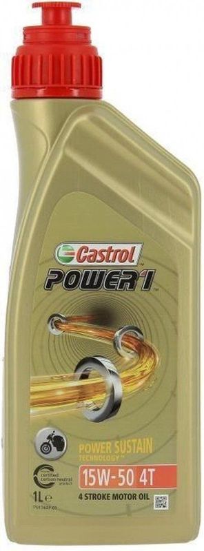 CASTROL - Power 1 - Motorolie - 15W50 - 1L