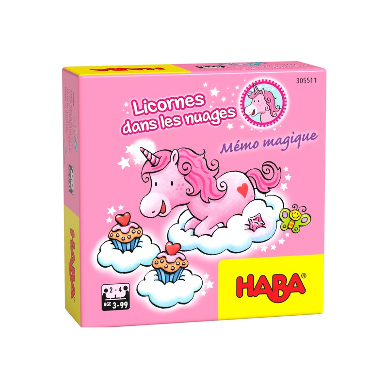 Licornes dans les nuages - Mémo Magique