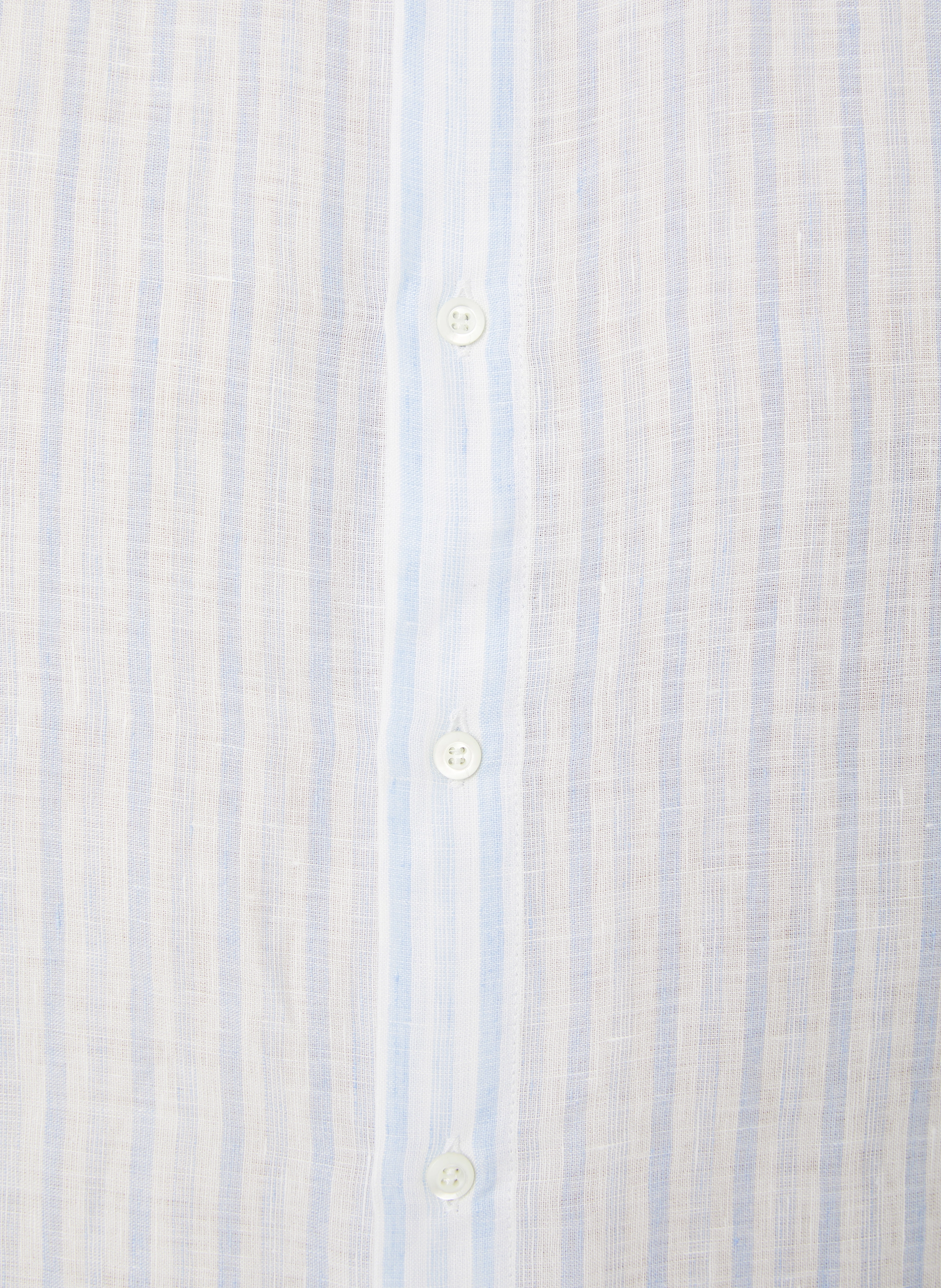 BRUNELLO CUCINELLI Leinenhemd Easy Fit mit Stehkragen