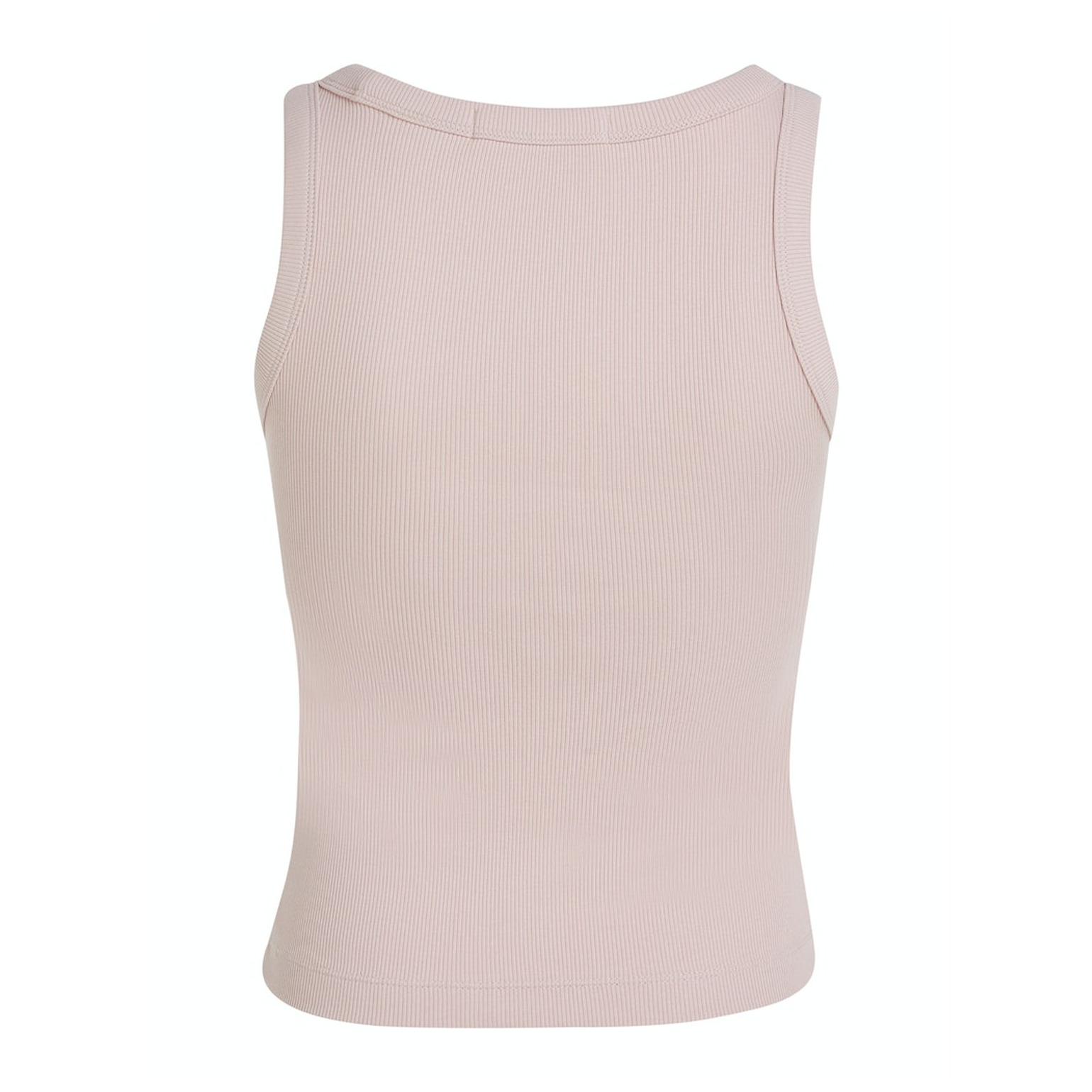 CK Jeans WOVEN LABEL RIB TANK TOP