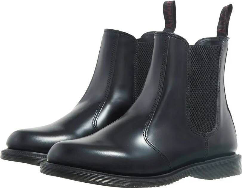 Dr. Martens Klassieke Chelsea Boots Flora Zwart Leer