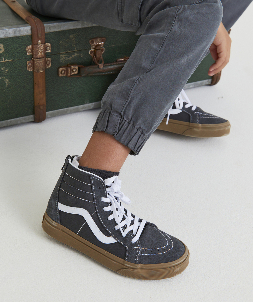 VANSBASKETS MONTANTES BÉBÉ GRISES TD SK8-HI ZIP