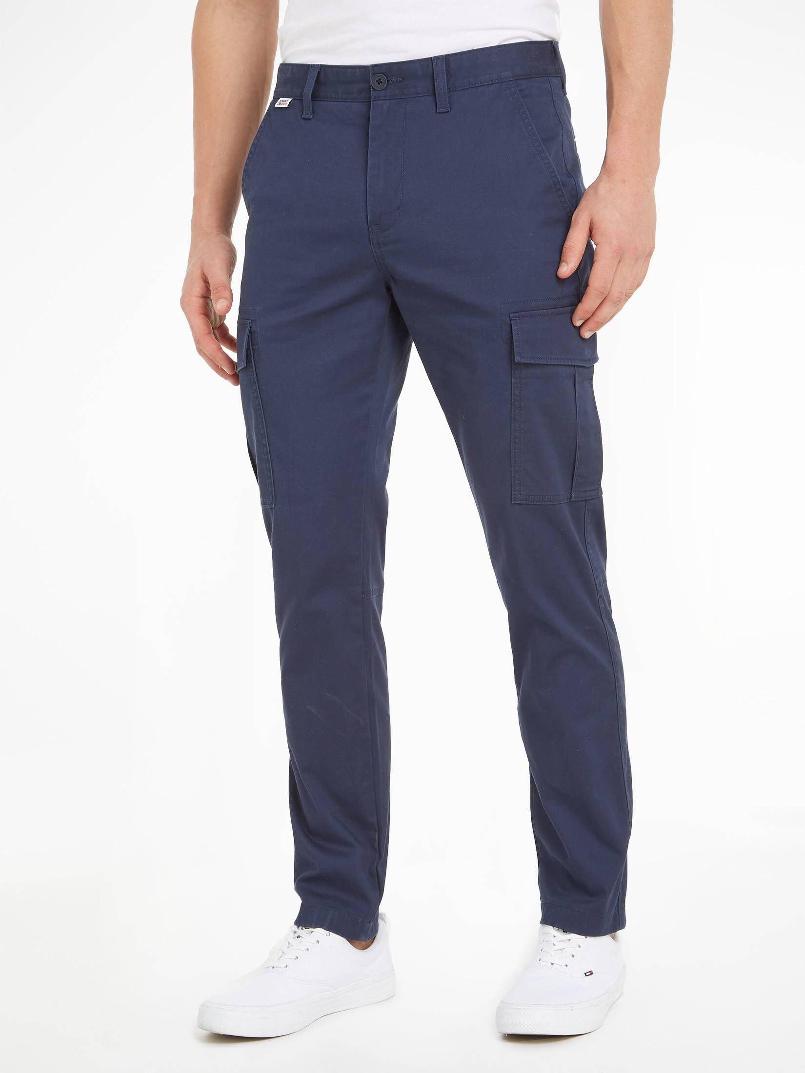 Tommy Jeans| Herren Cargohose AUSTIN mit Bio-Baumwolle Slim Fit