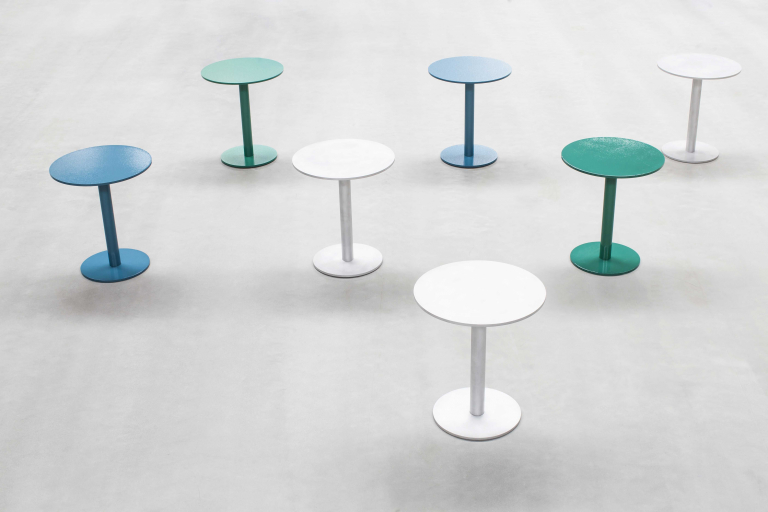 Valerie Objects Round Table S tafel 65.5 aluminium