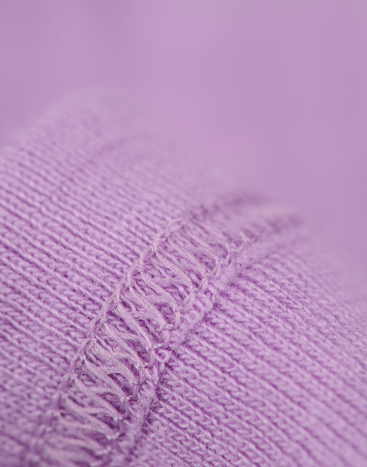 Jurk met ruches van merinowol voor baby's