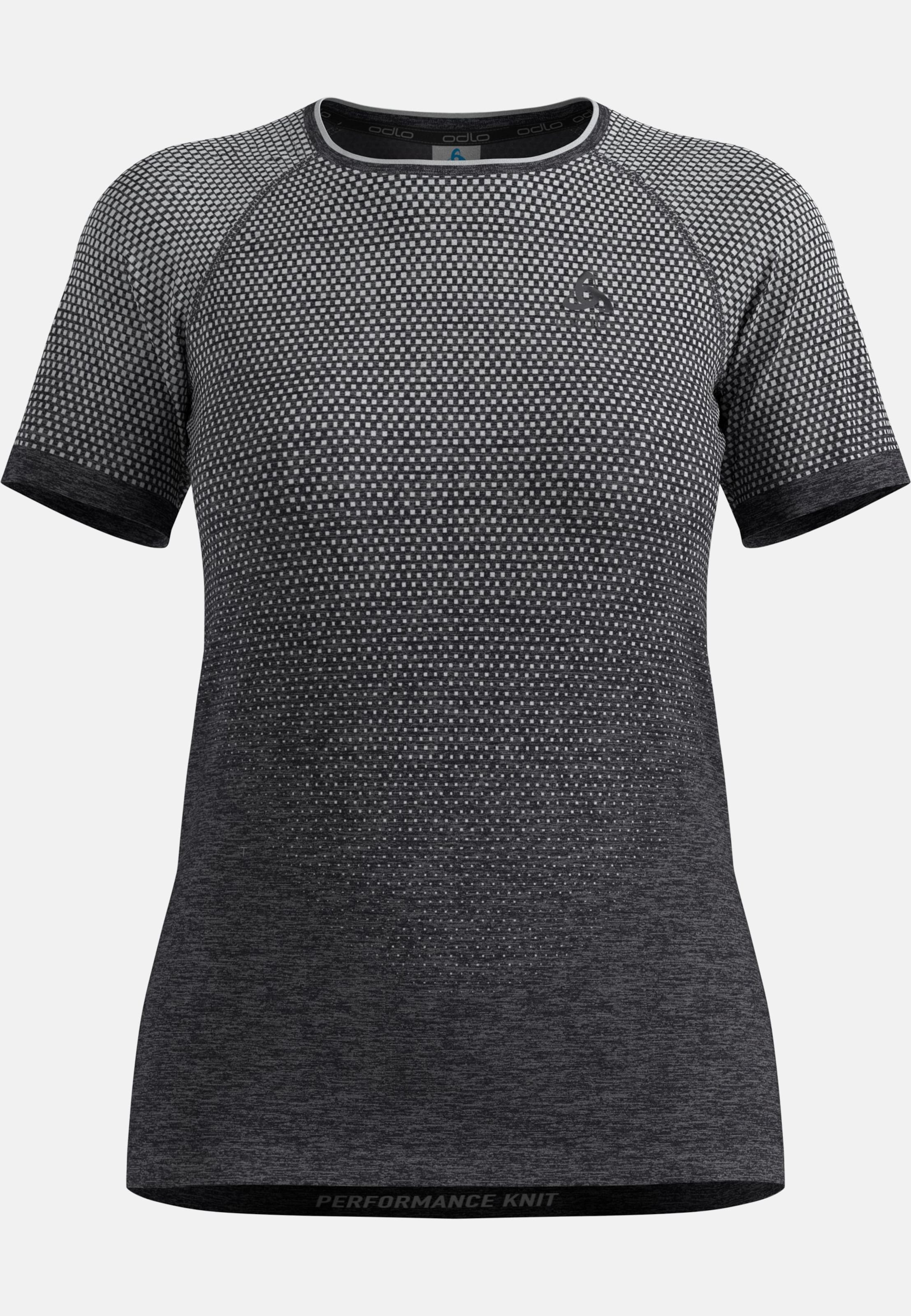 Essentials Seamless Laufshirt in stone grey melange