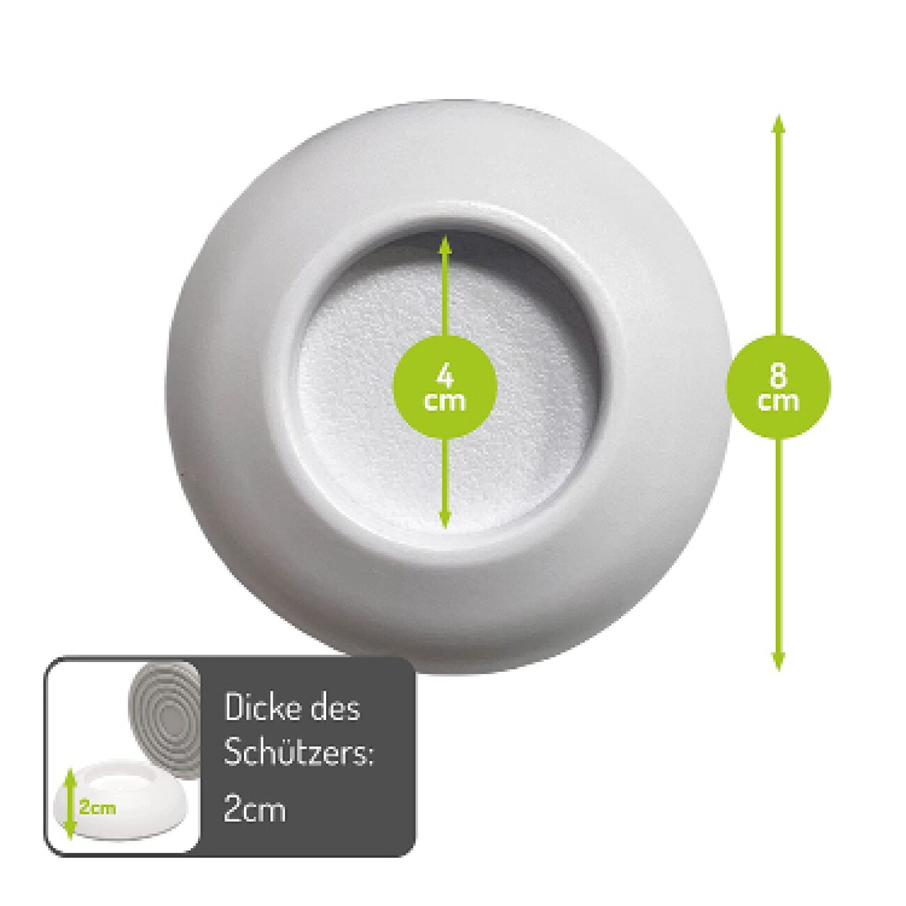 bomi Zubehör Schutzgitter 4er Set Wandschützer