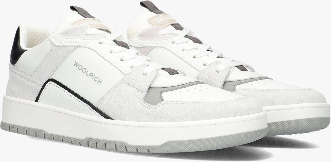 WOOLRICH witte woolrich lage sneakers low basket