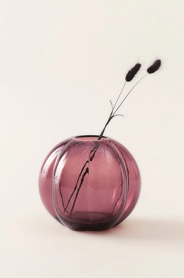 TEXAS glassvase - høyde 17 cm