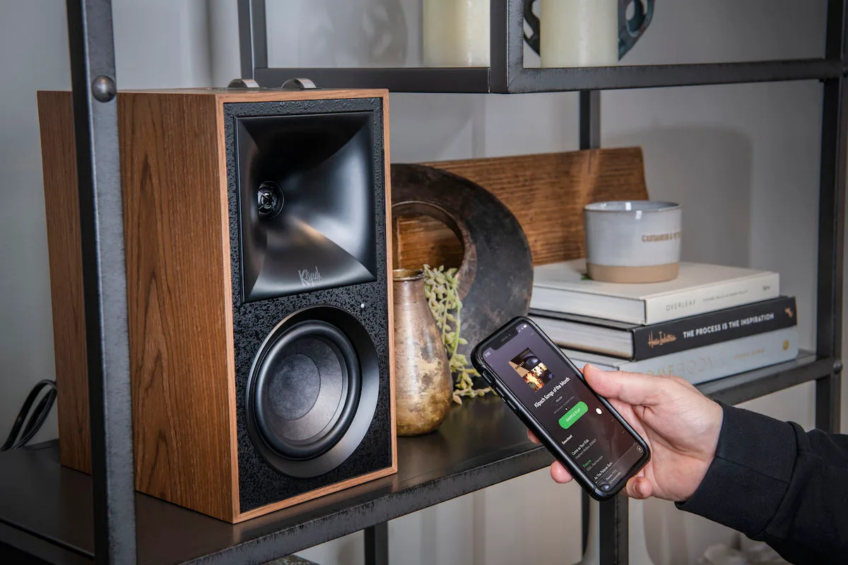 Klipsch The Fives Noyer Enceintes sans fil hi-fi
