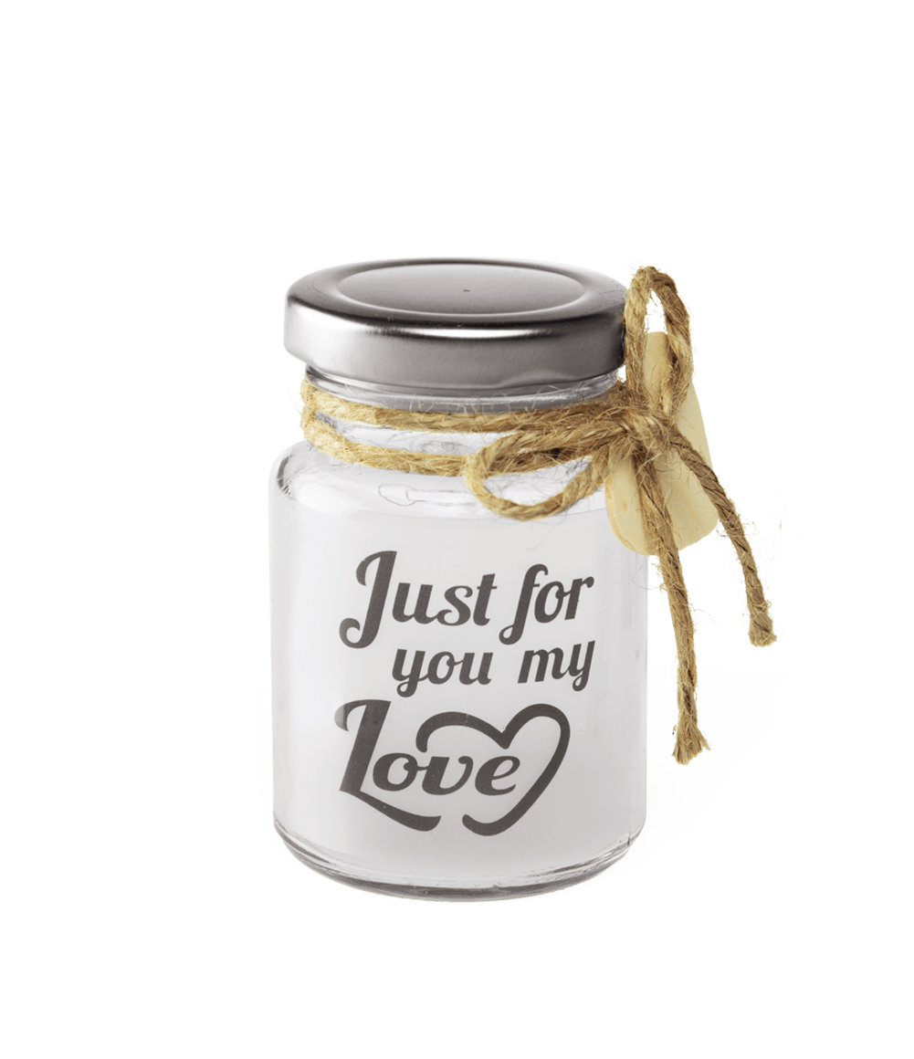 Sfeerlampje Just For You My Love 14cm