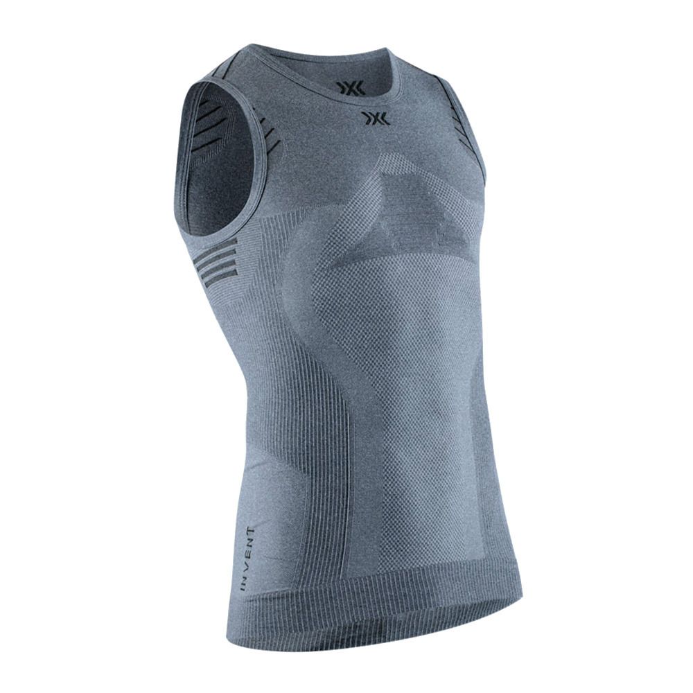 X-Bionic INVENT 4.0 LT SINGLET - Sous-couche Homme grey mel
