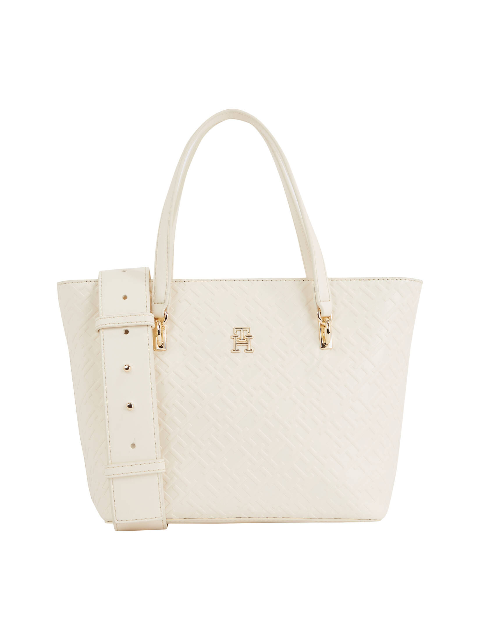 Tommy Hilfiger| Damen Henkeltasche TH REFINED MINI TOTE mit Riemen