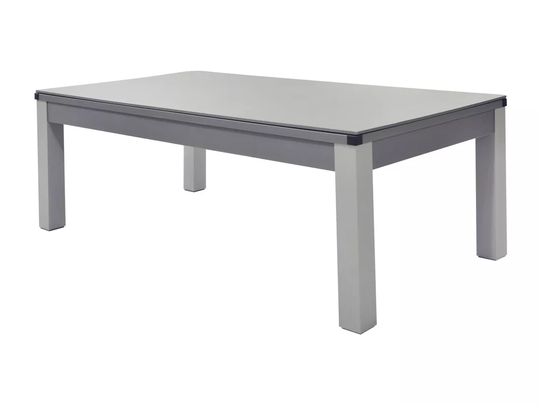 Table transformable - Billard & Ping-pong BALTHAZAR - 213*112*81.5cm - Gris